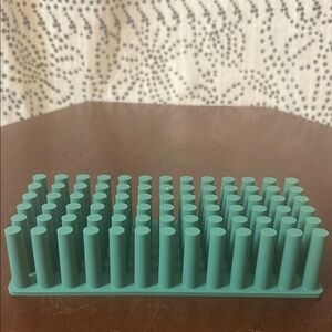 Teal Pen Holder softie grip grass